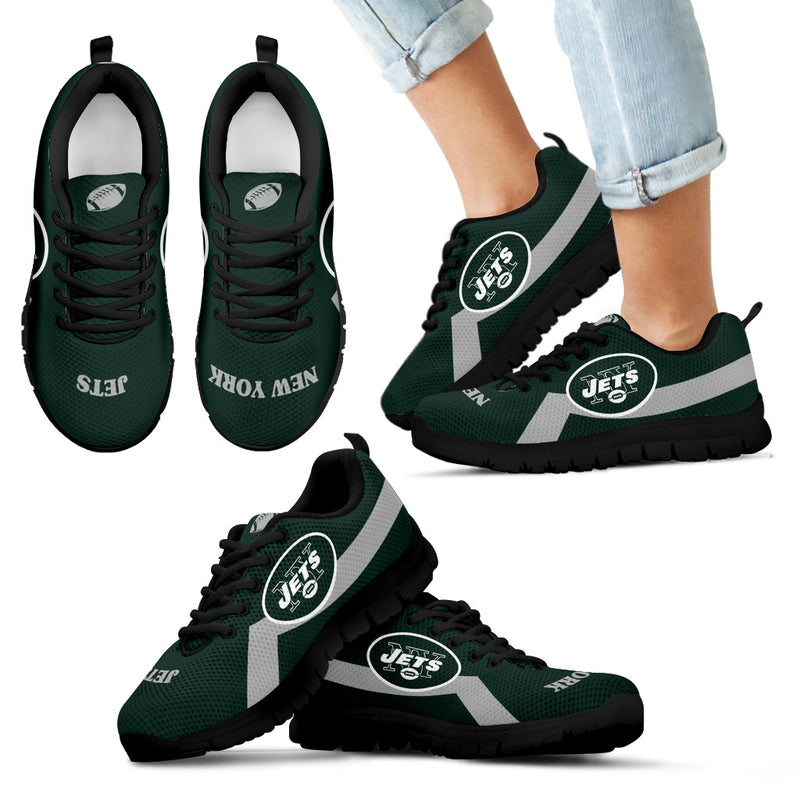 New York Jets Line Logo Sneakers