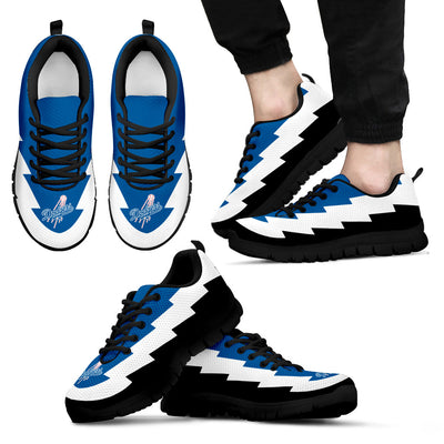 Funny Los Angeles Dodgers Sneakers Jagged Saws Creative Draw