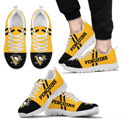 Line Stripe Logo Bottom Pittsburgh Penguins Sneakers