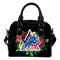 Nice Detroit Lions Shoulder Handbags Floral Rose Valentine Logo
