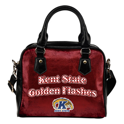 Love Icon Mix Kent State Golden Flashes Logo Meaningful Shoulder Handbags
