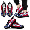 Proud Of American Flag Three Line Anaheim Ducks Sneakers