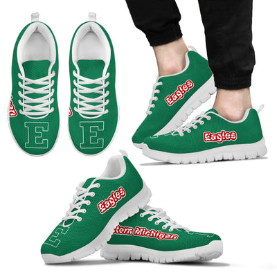 Magnificent Eastern Michigan Eagles Amazing Logo Sneakers