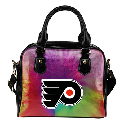 Rainbow Dynamic Mix Colours Gorgeous Philadelphia Flyers Shoulder Handbags
