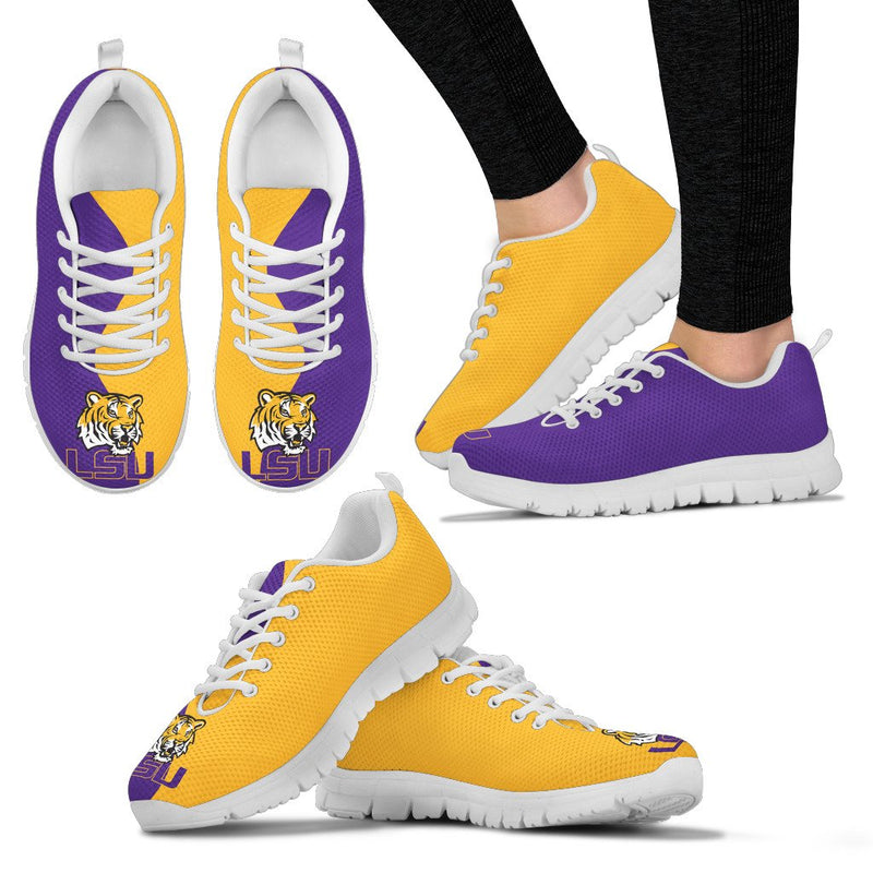 Two Colors Trending Lovely LSU Tigers Sneakers