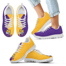 Two Colors Trending Lovely LSU Tigers Sneakers