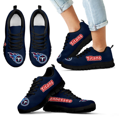 Magnificent Tennessee Titans Amazing Logo Sneakers