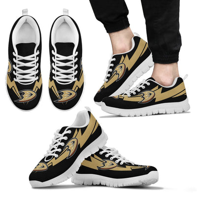 Three Amazing Good Line Charming Logo Anaheim Ducks Sneakers