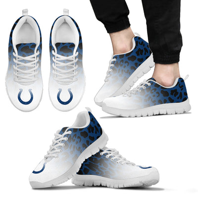 Leopard Pattern Awesome Indianapolis Colts Sneakers