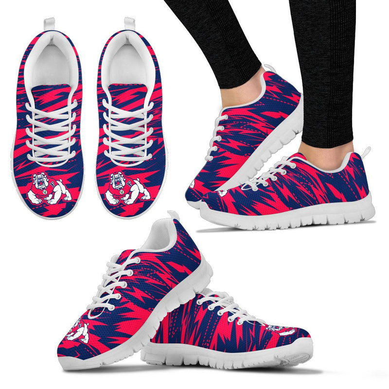 Brush Strong Cracking Comfortable Fresno State Bulldogs Sneakers