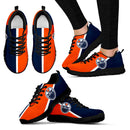 Dynamic Aparted Colours Beautiful Logo Edmonton Oilers Sneakers