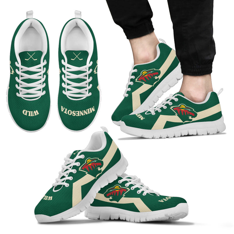 Minnesota Wild Line Logo Sneakers