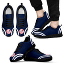 Lovely Curves Stunning Logo Icon New York Yankees Sneakers