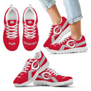 Cincinnati Reds Line Logo Sneakers
