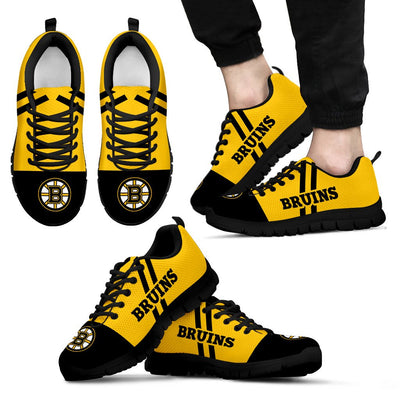 Line Stripe Logo Bottom Boston Bruins Sneakers