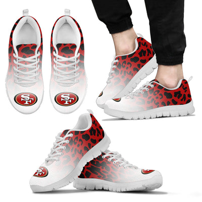 Leopard Pattern Awesome San Francisco 49ers Sneakers