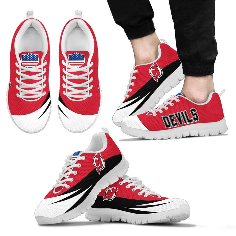 Awesome Gift Logo New Jersey Devils Sneakers