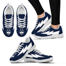 Nice Style Connecticut Huskies Sneakers Thunder Lightning Amazing Logo