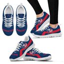 Columbus Blue Jackets Line Logo Sneakers