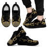 Tribal Flames Pattern New Orleans Saints Sneakers