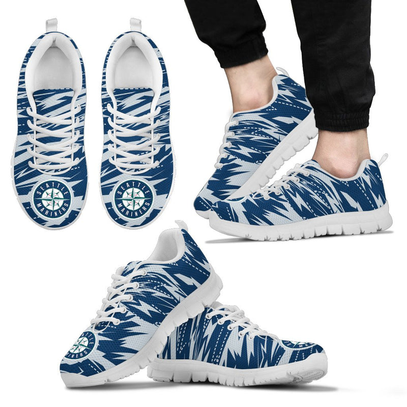 Brush Strong Cracking Comfortable Seattle Mariners Sneakers