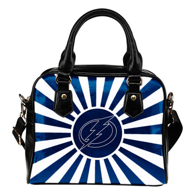 Central Awesome Paramount Luxury Tampa Bay Lightning Shoulder Handbags