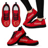 Magnificent Calgary Flames Amazing Logo Sneakers