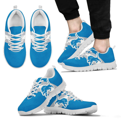 Three Colors Vertical Detroit Lions Sneakers