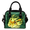 Pikachu Angry Moment Dallas Stars Shoulder Handbags