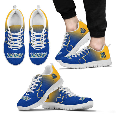 Colorful Unofficial St. Louis Blues Sneakers