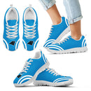Lovely Curves Stunning Logo Icon Carolina Panthers Sneakers