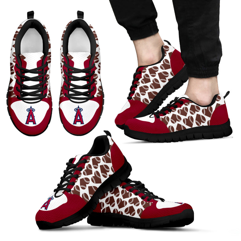 Great Football Love Frame Los Angeles Angels Sneakers