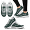 Wave Red Floating Pattern New York Jets Sneakers