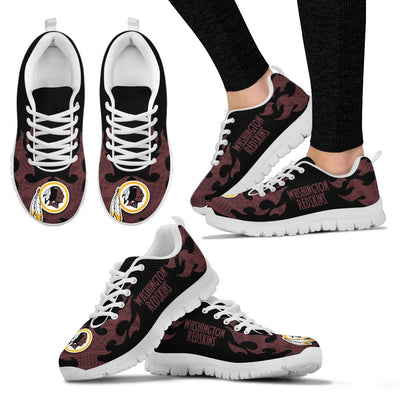 Tribal Flames Pattern Washington Redskins Sneakers