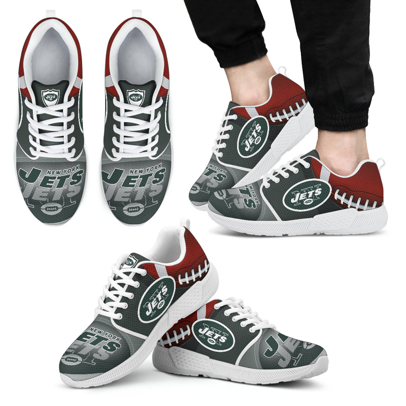 Awesome New York Jets Running Sneakers For Football Fan