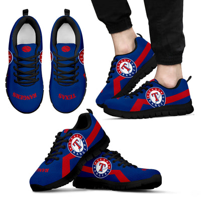 Texas Rangers Line Logo Sneakers