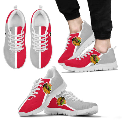 Dynamic Aparted Colours Beautiful Logo Chicago Blackhawks Sneakers