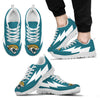 Funny Jacksonville Jaguars Sneakers Thunder Lightning Amazing Logo