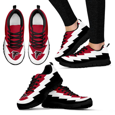 Jagged Saws Creative Draw Atlanta Falcons Sneakers