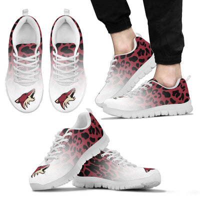 Leopard Pattern Awesome Arizona Coyotes Sneakers