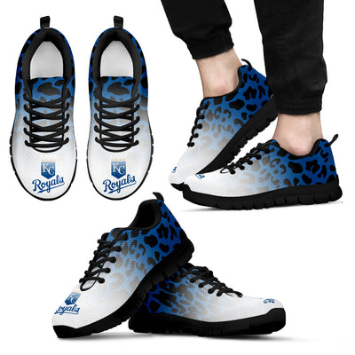 Leopard Pattern Awesome Kansas City Royals Sneakers