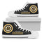 Circle Logo Boston Bruins High Top Shoes