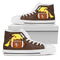 Pikachu Laying On Ball Bowling Green Falcons High Top Shoes