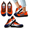 Awesome Gift Logo Edmonton Oilers Sneakers