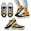 Three Amazing Good Line Charming Logo Pittsburgh Steelers Sneakers