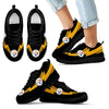 Three Amazing Good Line Charming Logo Pittsburgh Steelers Sneakers