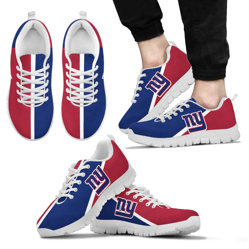 Dynamic Aparted Colours Beautiful Logo New York Giants Sneakers