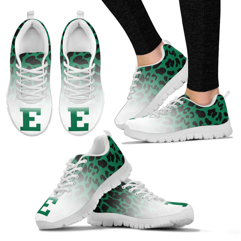 Leopard Pattern Awesome Eastern Michigan Eagles Sneakers