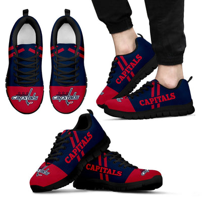 Line Stripe Logo Bottom Washington Capitals Sneakers