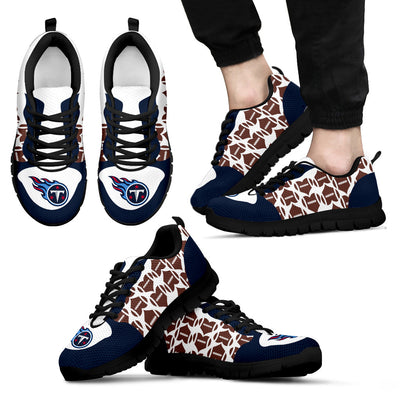 Great Football Love Frame Tennessee Titans Sneakers